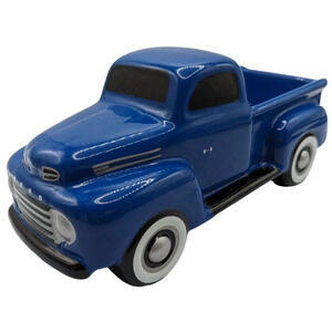 Ford F-1 1948 Ceramic Blue Pick Up Truck Collector Item